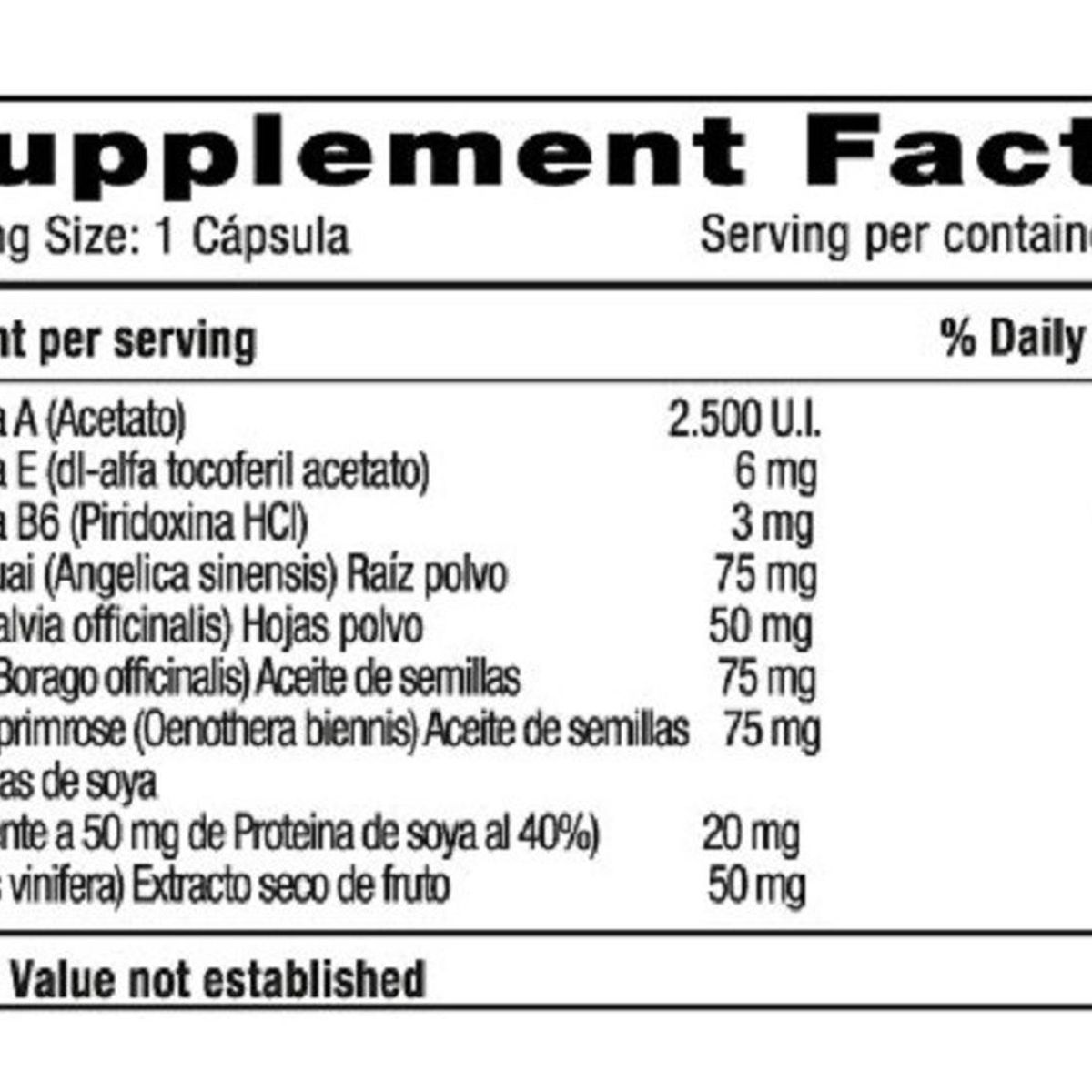 MILLENIUM NATURAL SYSTEMS - Menop - Formula x 60 Cap - Natural Systems