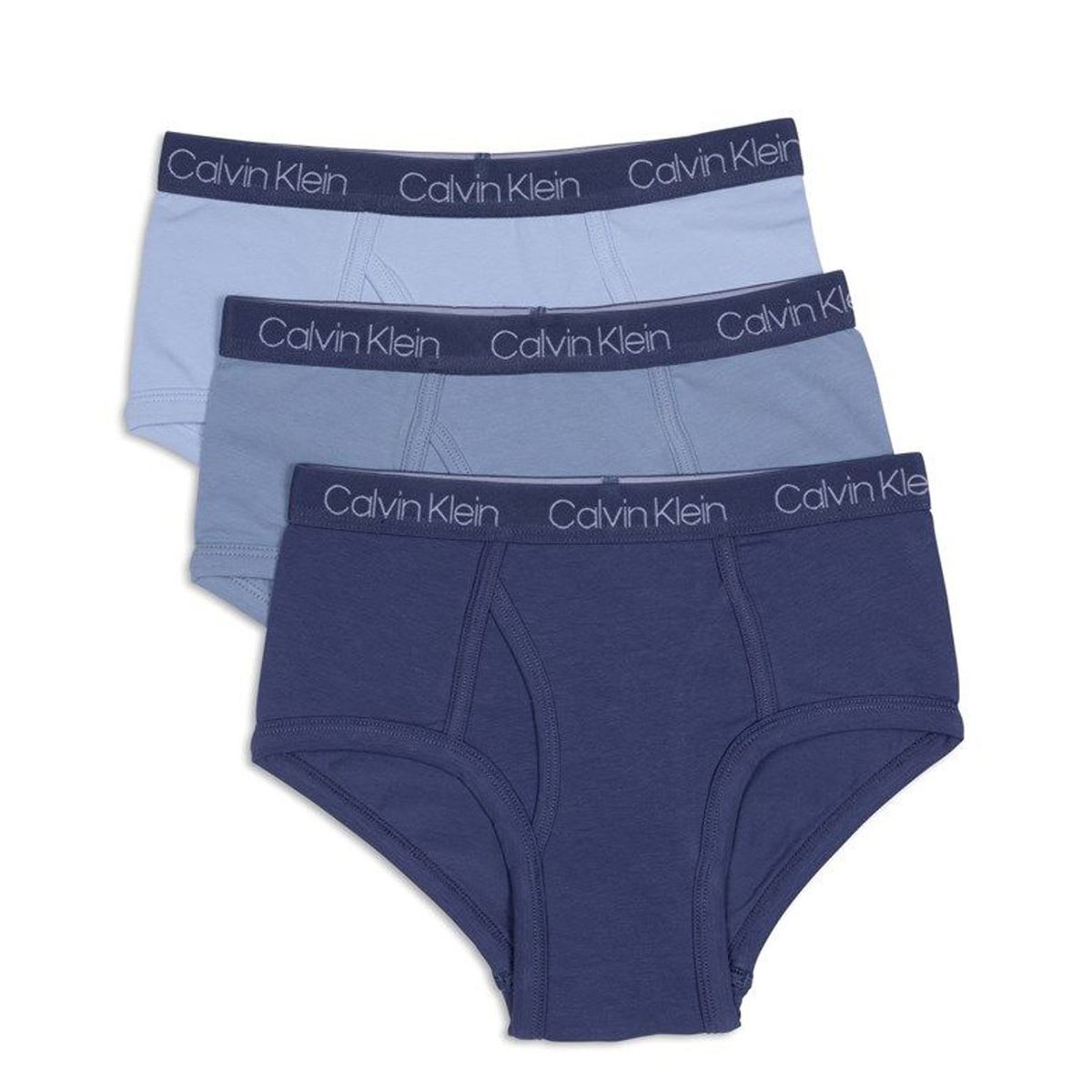 CALVIN KLEIN - Pack azul de 3 calzoncillos para niño Calvin Klein