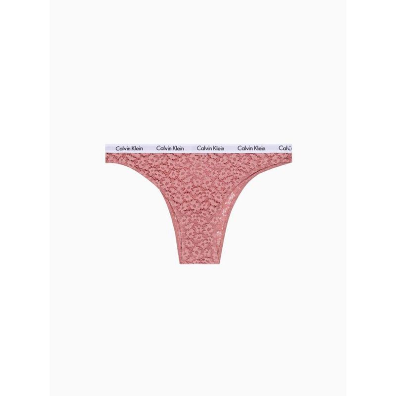 CALVIN KLEIN - Pantie Rosa Tipo Brasilera - Carousel Lace Calvin Klein