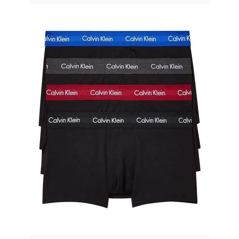 CALVIN KLEIN - Pack De 4 De Bóxers Cortos - Cotton Stretch Calvin Klein