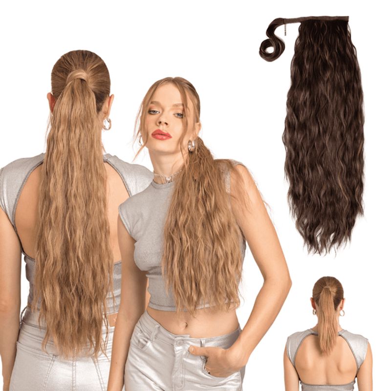 MY DOLL HAIR - Ponytail Ondulada Shak 26 pulgadas - Mix Toffe
