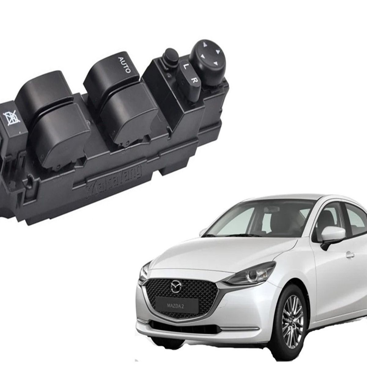 GENERICO - accesorios mazda 2 modulo control elevavidrios 2008-15