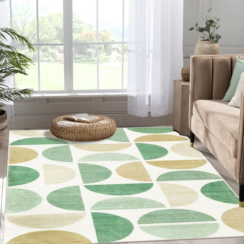 GENERICO - Alfombra bohemia para dormitorio suave y ultrafina 