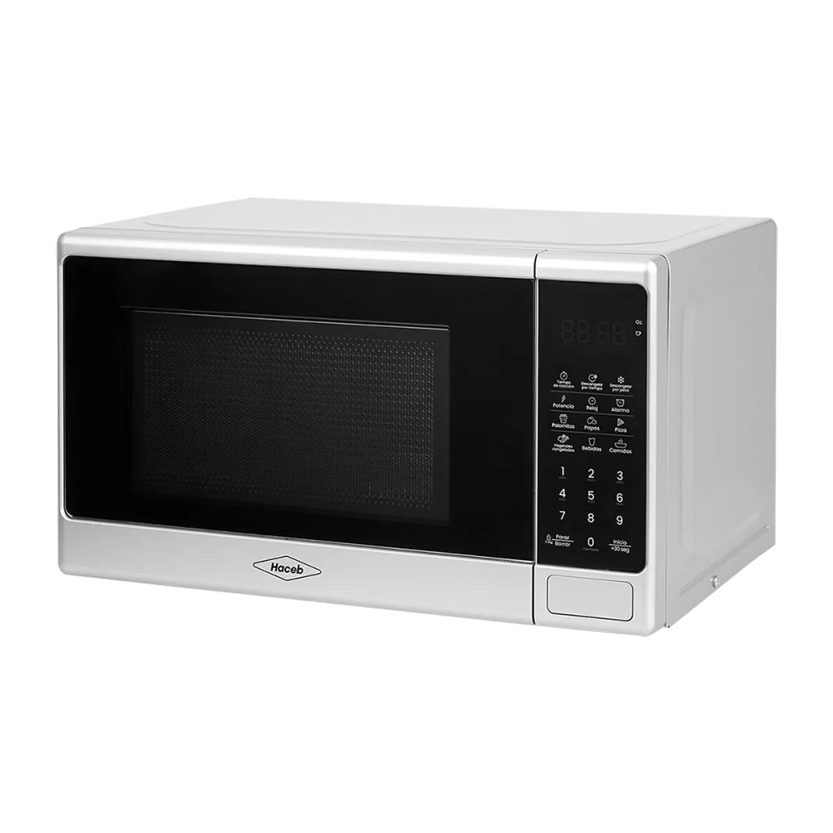 HACEB - Horno Microondas Haceb Plata de 20 lts - 0.7