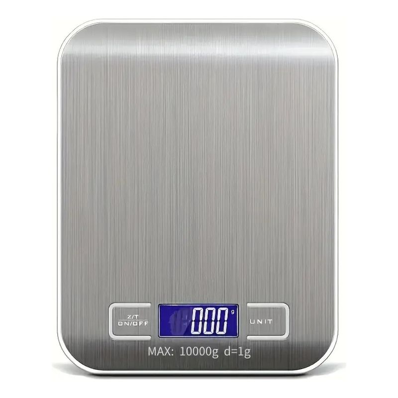 GENERICO - Balanza Gramera Bascula Cocina Digital Pantalla Acero Inox