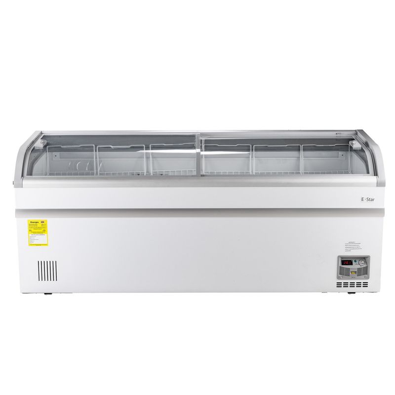 E STAR - Congelador  Heladero Horizontal Dual E★Star Puerta de Vidrio 700-SHC