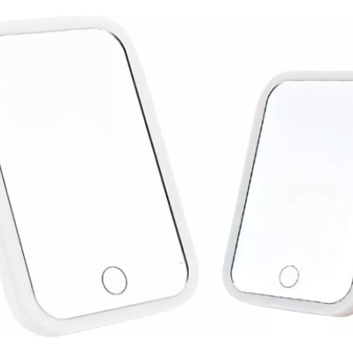 GENERICO - Espejo Led Escritorio Boton Encendido 3 Fuentes Luz Portatil