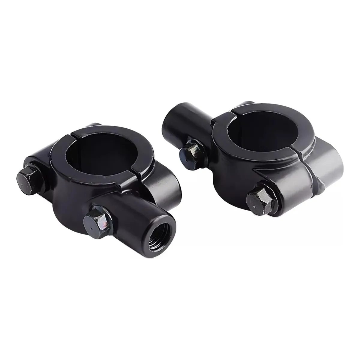 GENERICO - Soporte Espejos Manubrio Motocicleta Abrazadera Montaje