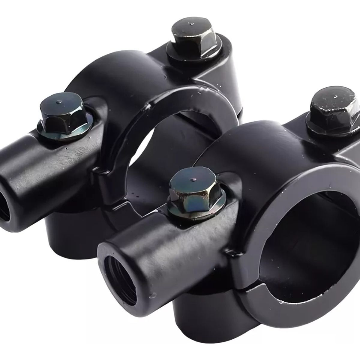 GENERICO - Soporte Espejos Manubrio Motocicleta Abrazadera Montaje