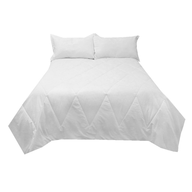HOMETEX - PLUMON NORDICO QUEEN  BLANCO