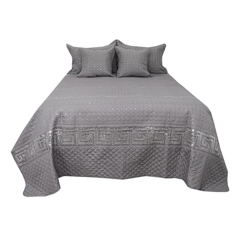 HOMETEX - TENDIDO ROMA FULLQUEEN GRIS