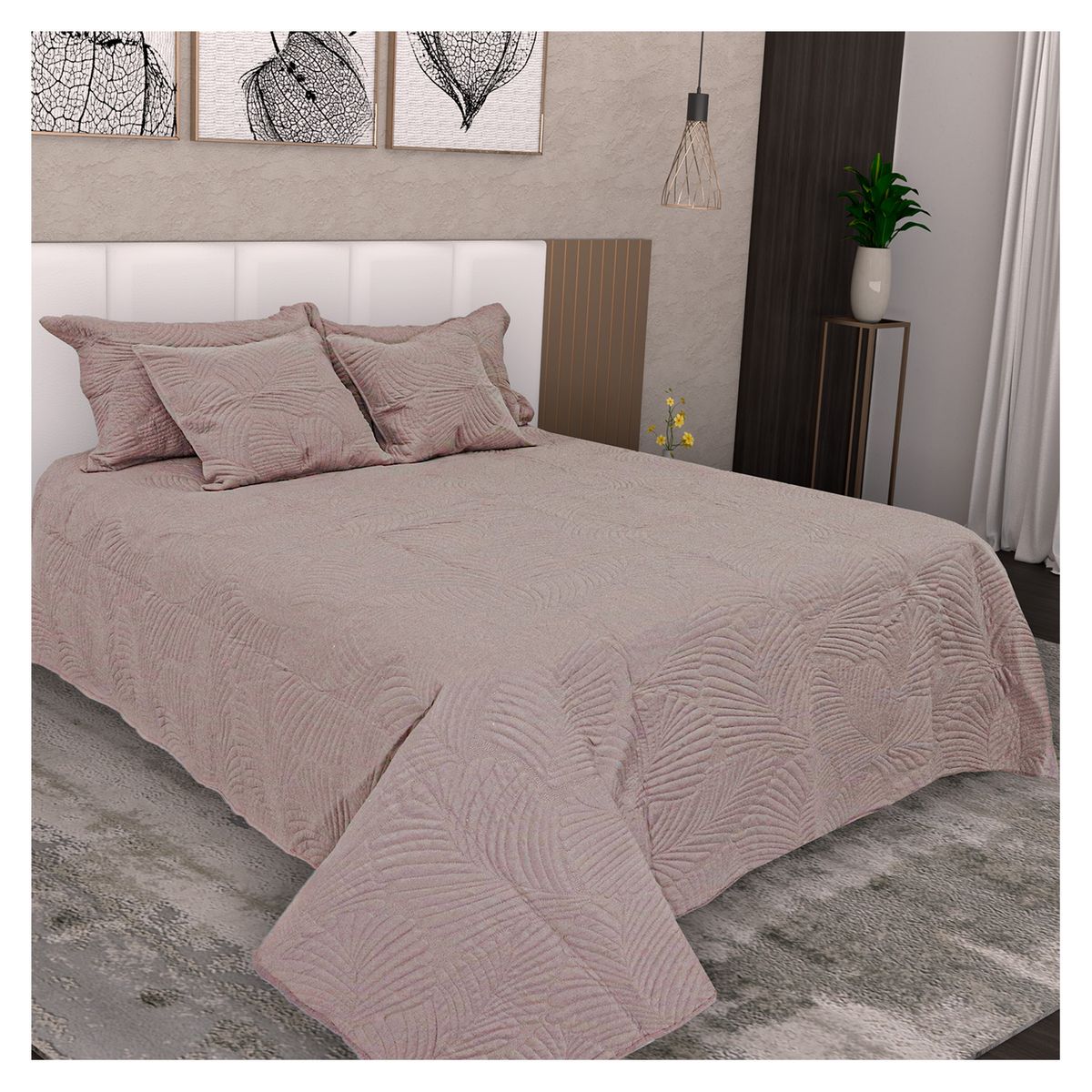 HOMETEX - TENDIDO CASTELLON  FULLQUEEN ORO ROSA