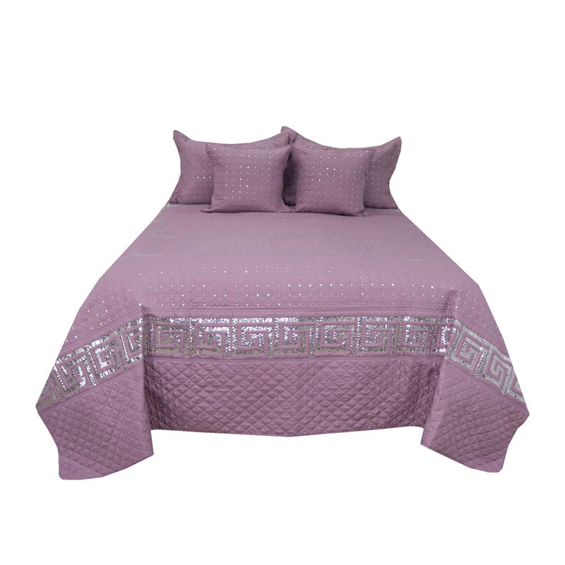 HOMETEX - TENDIDO ROMA FULLQUEEN MORADO