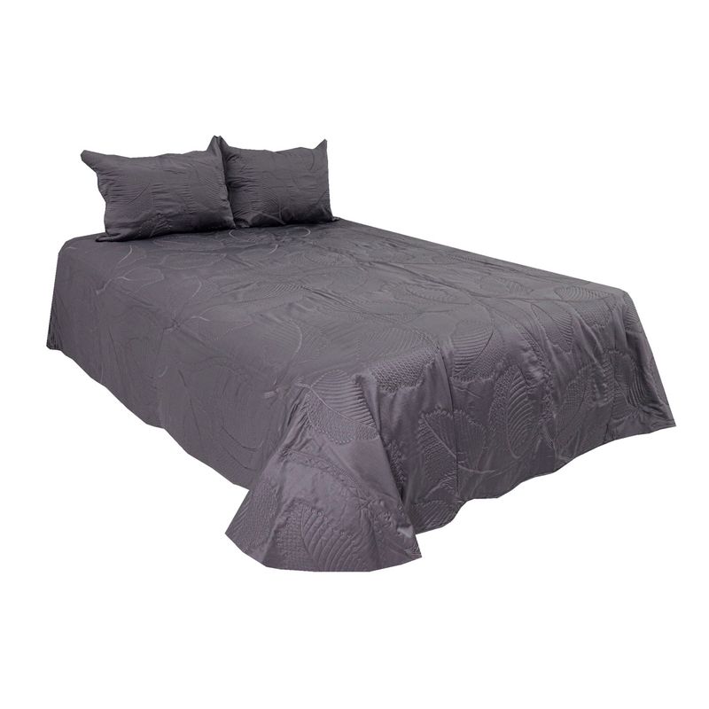 HOMETEX - TENDIDO GEORGIA  FULLQUEEN GRIS