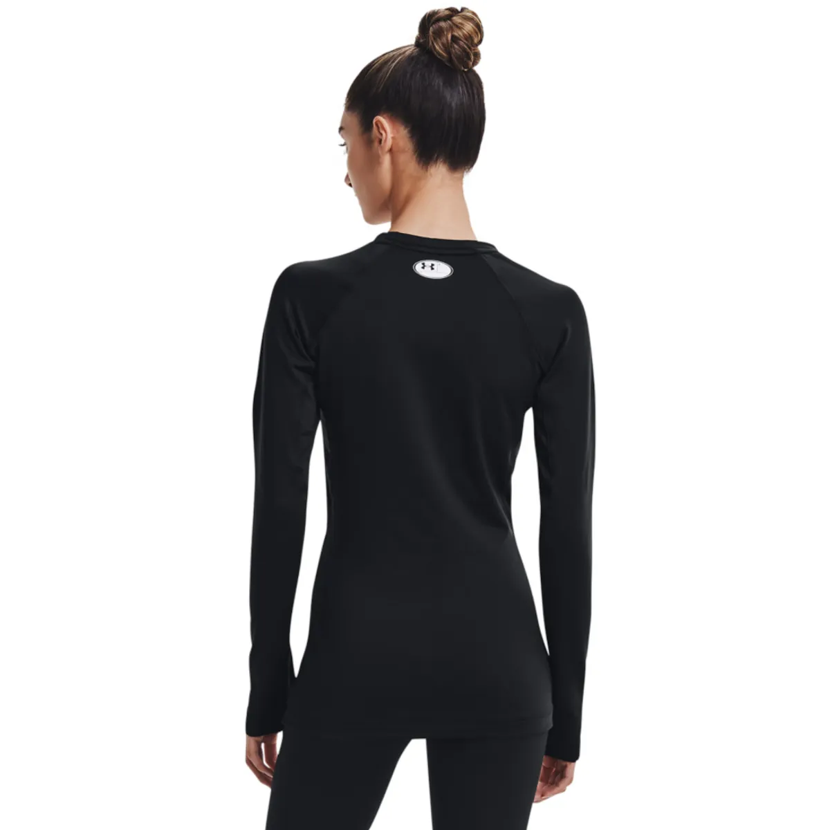 UNDER ARMOUR - Camiseta Compresión UA CG Authentics Crew Mujer 1368701-001-N11 UNDER ARMOUR