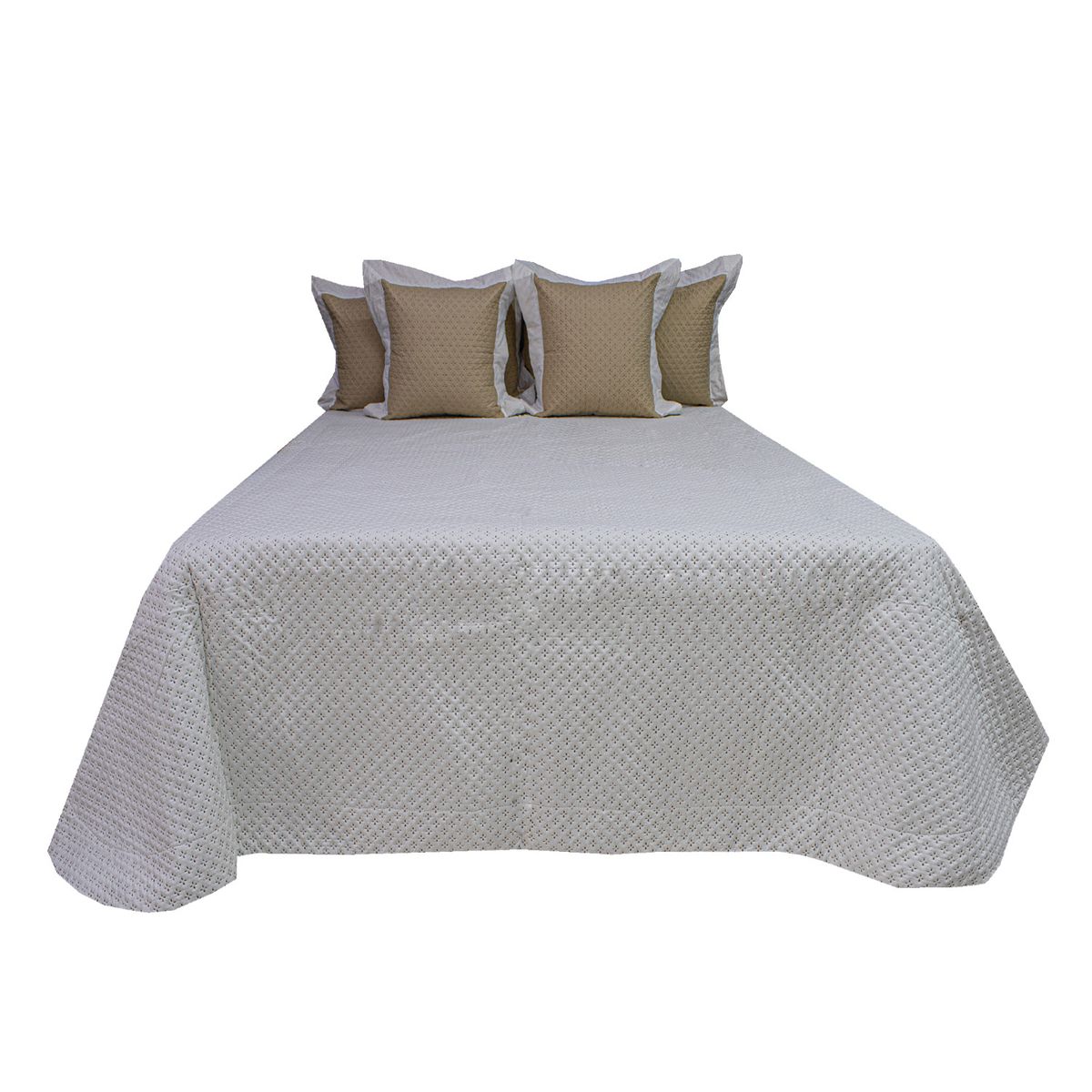 HOMETEX - TENDIDO ASTER FULL QUEEN TAUPE