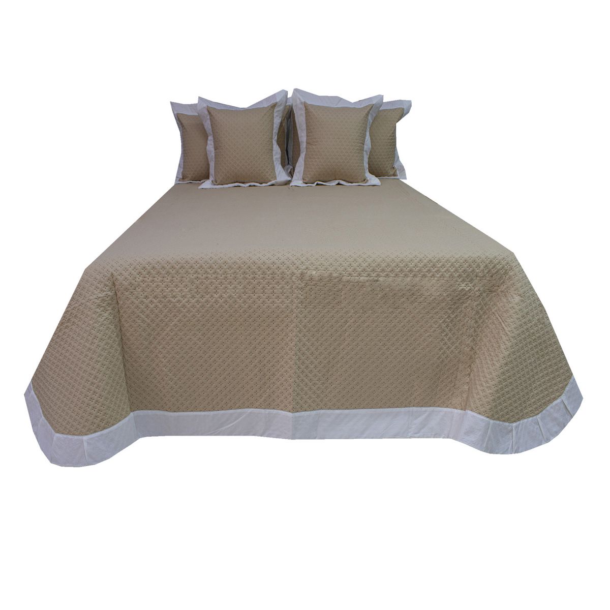 HOMETEX - TENDIDO ASTER FULL QUEEN TAUPE