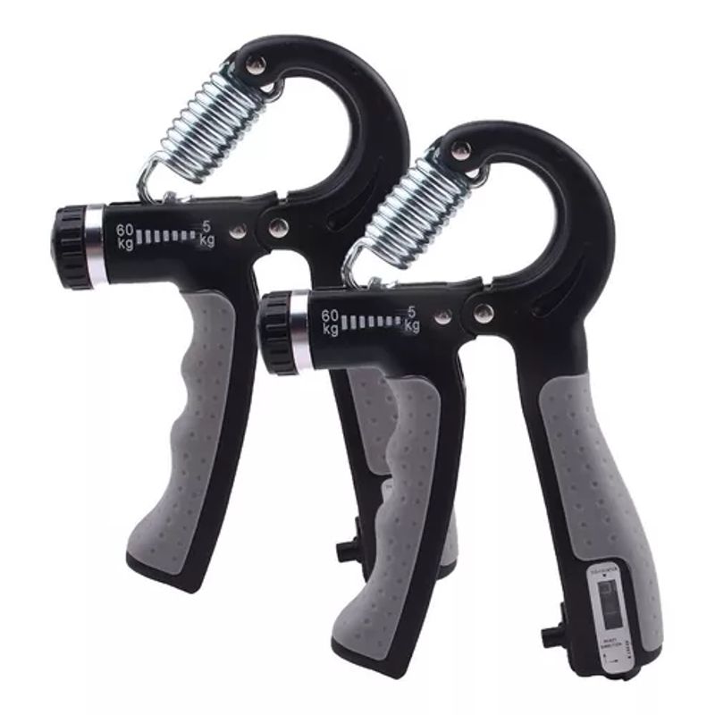 GENERICO - Hand Grip Ejercitador De Mano Antebrazo 60k Con Contador X2