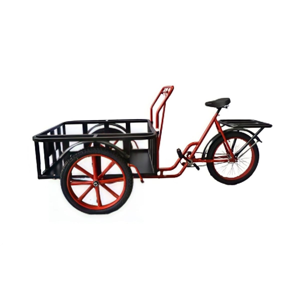 SFORZO - Triciclo Para Carga Sforzo Negro Rojo