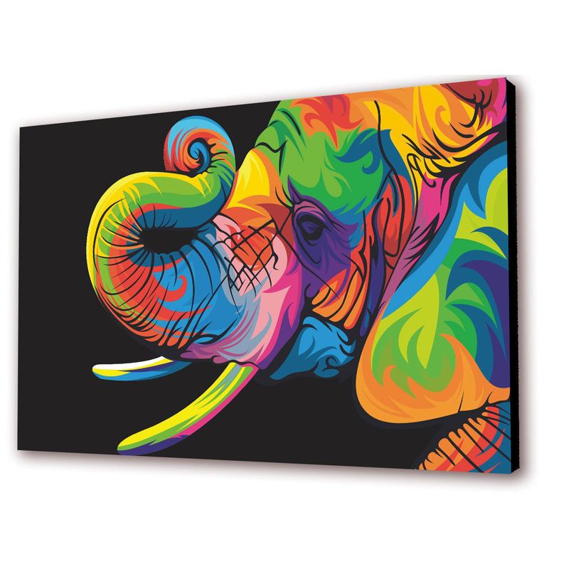 ART INDUSTRY - Cuadro 50x30cms Decorativo Elefante