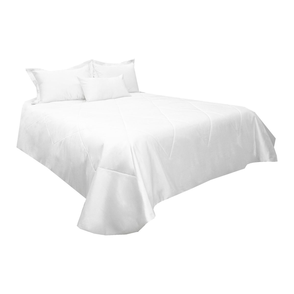 HOMETEX - TENDIDO SATIN GOLD DOBLE BLANCO
