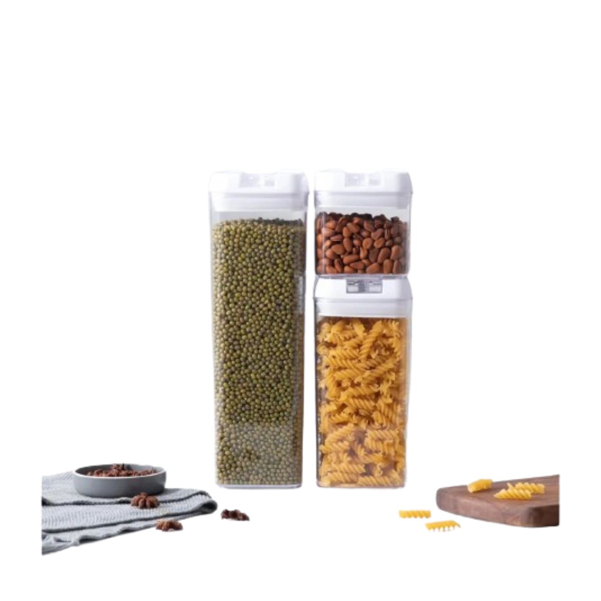 AFM - Organizador Frasco Hermétic Cocina Tupper Recipiente Set X7