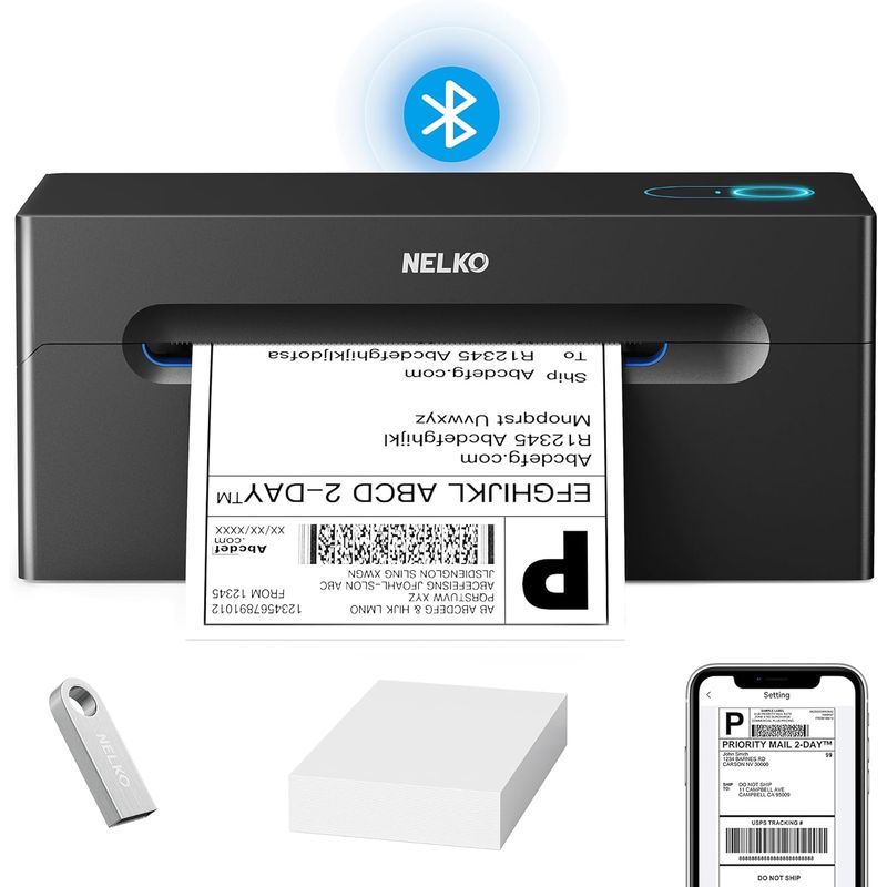 GENERICO - Impresora térmica de etiquetas de envío Bluetooth PL70e Nelko