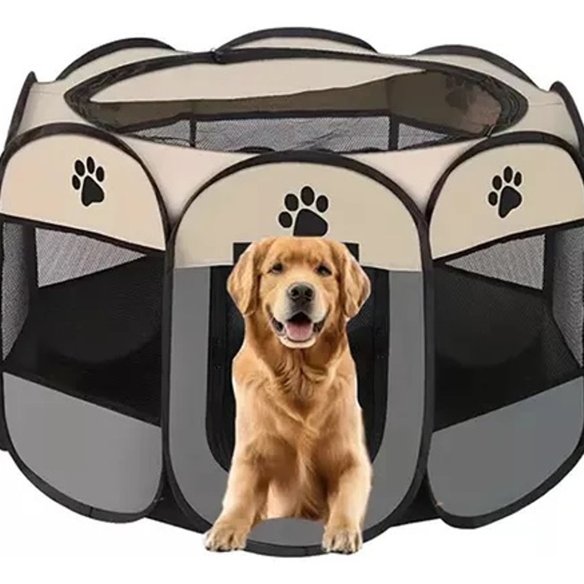 GENERICO - Corral Plegable Para Perro Gato Casa Jaula Tienda Plegable