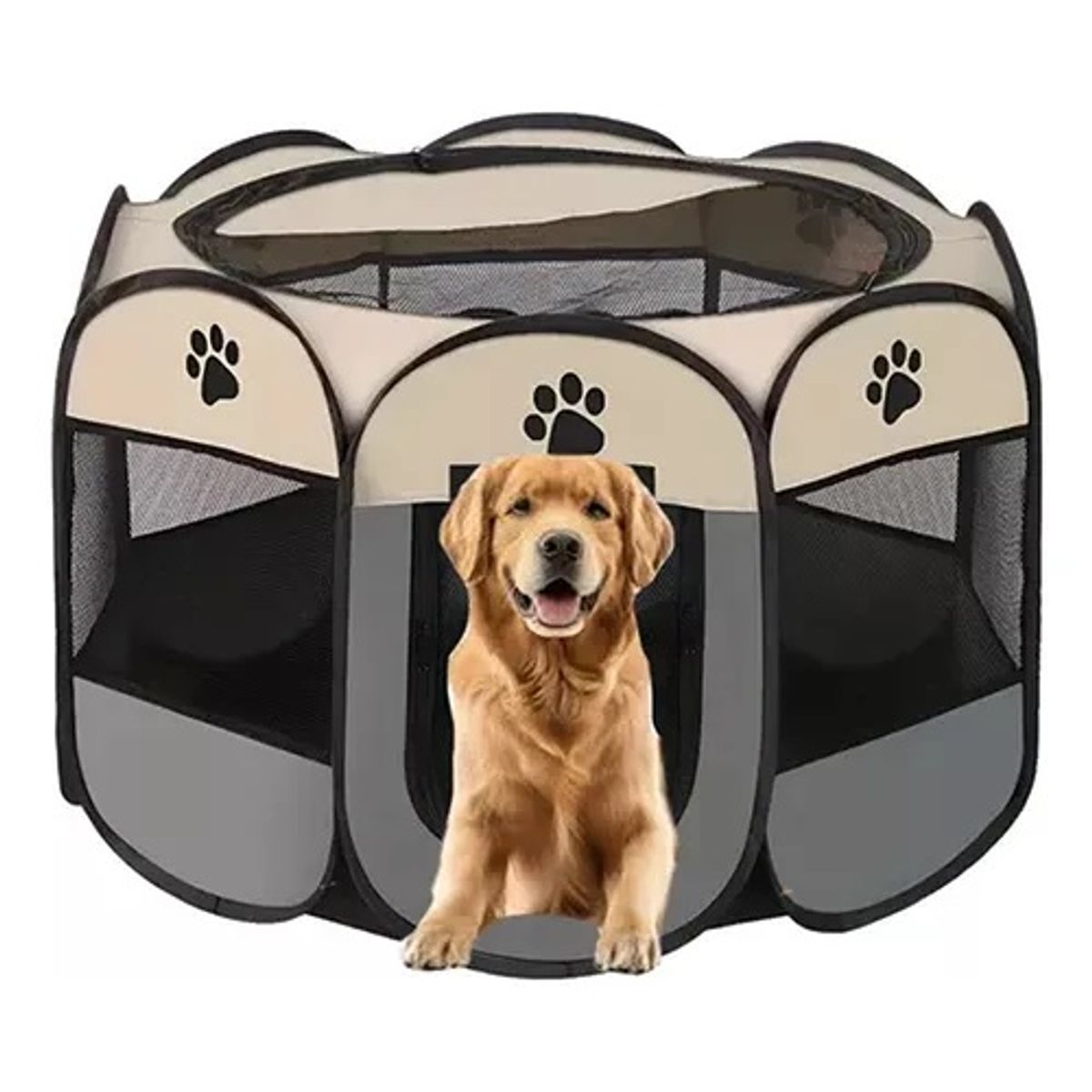 GENERICO - Corral Plegable Para Perro Gato Casa Jaula Tienda Plegable