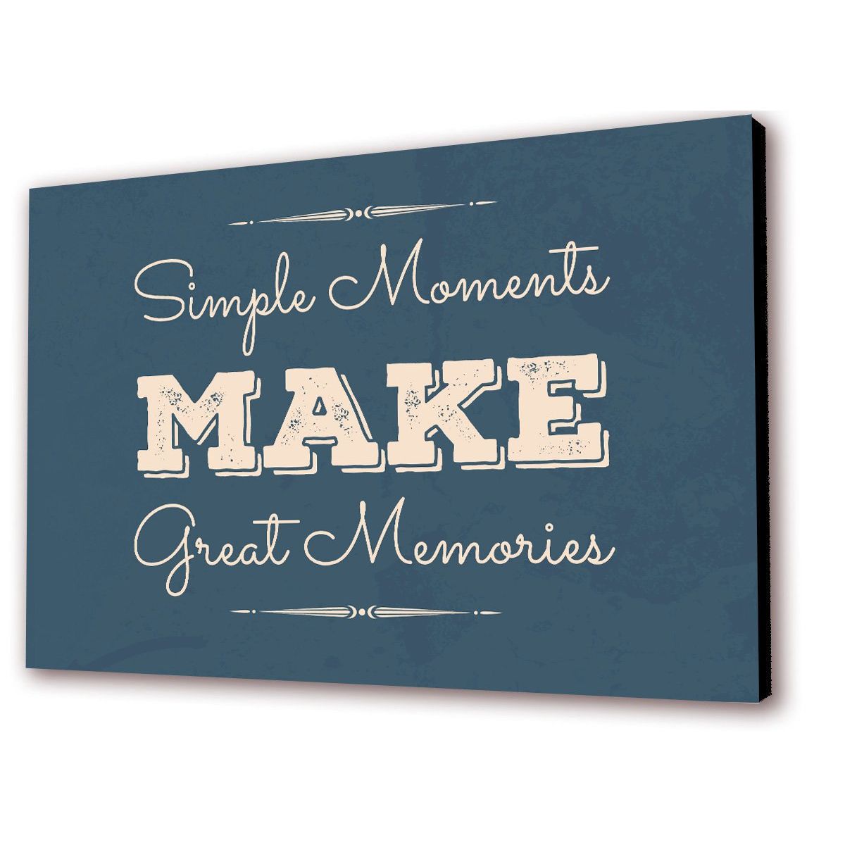 ART INDUSTRY - Cuadro 50x30cms Decorativo Frase MAKE