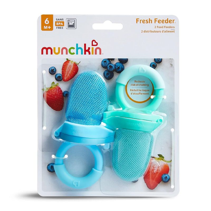 MUNCHKIN - Set X2 Malla Alimentador Munchkin Frutas Verduras Para Bebe