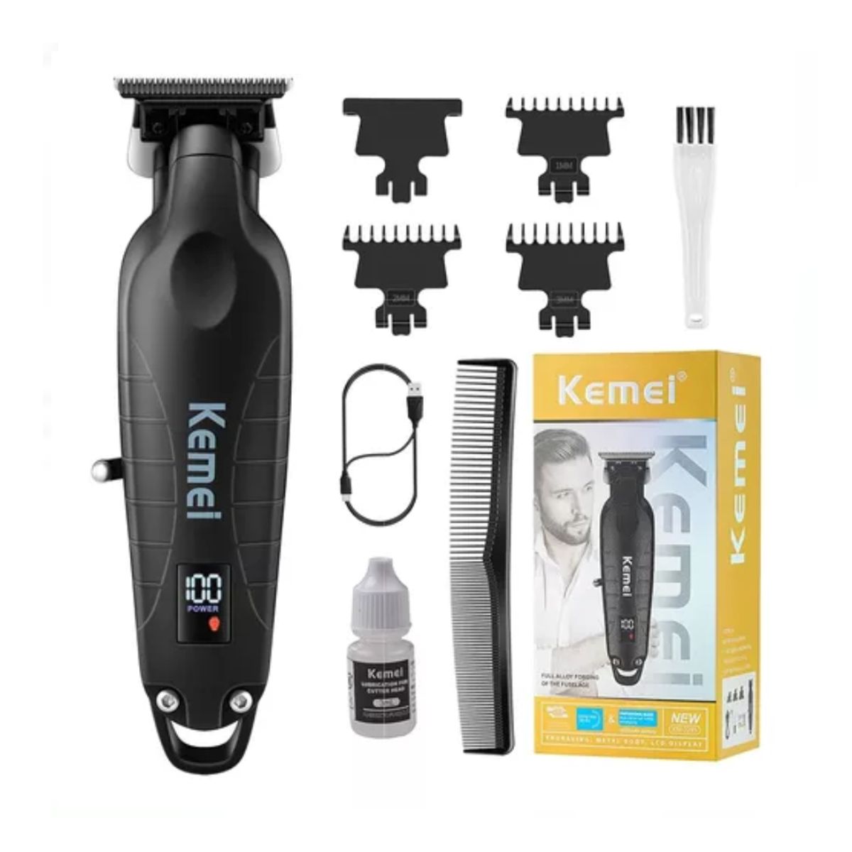 KEMEI - Maquina Patillera Kemei 2293