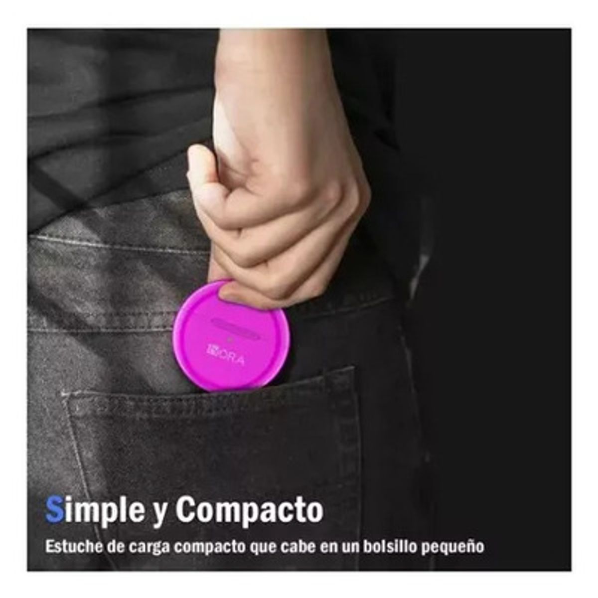1 HORA - Audífonos In-ear Inalámbricos 1hora Aut119 Color Fucsia