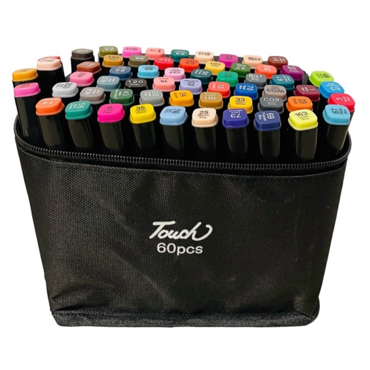 ONE PIXEL - Kit De Marcadores De 60 Pcs Rotuladores Doble Punta