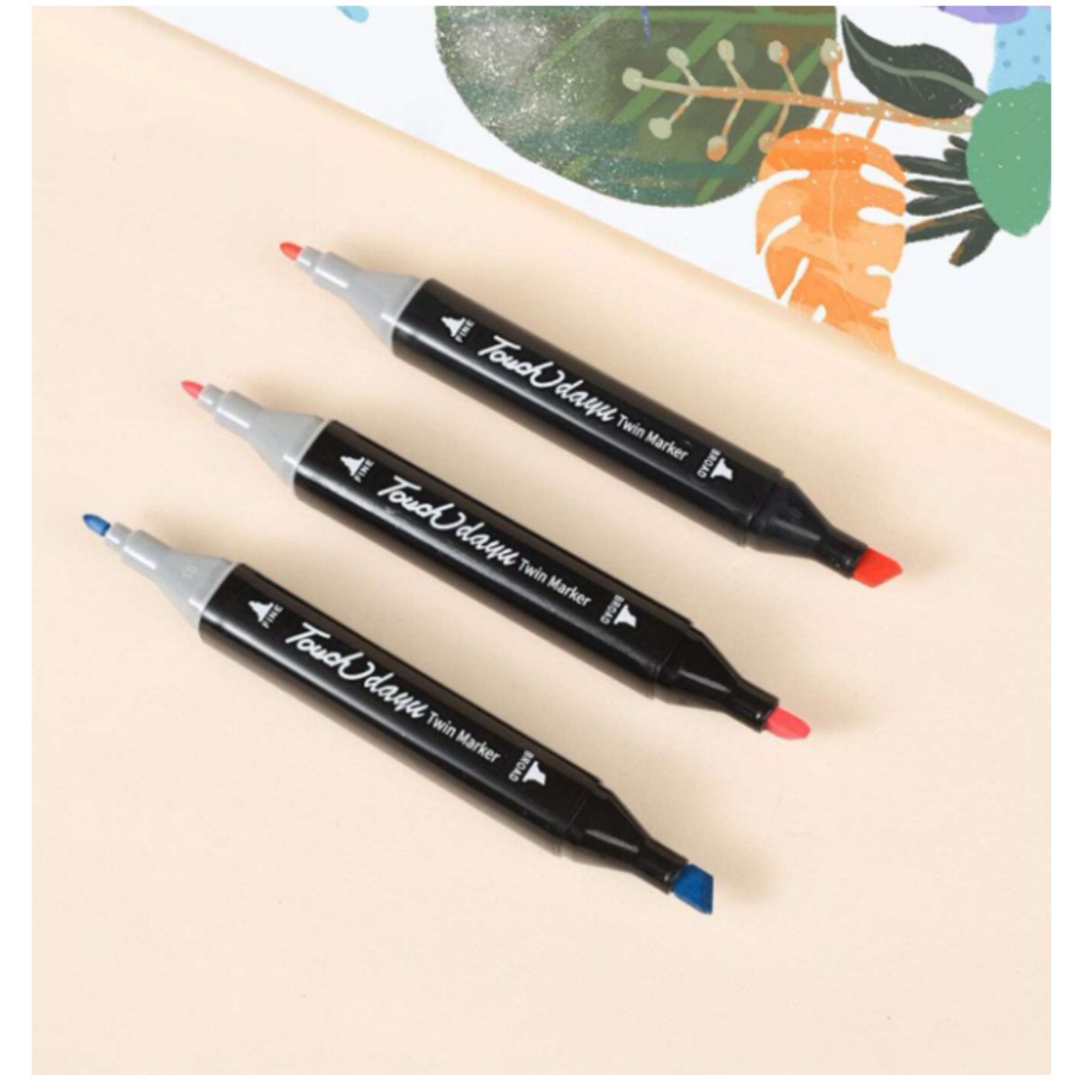 ONE PIXEL - Kit De Marcadores De 120 Pcs Rotuladores Doble Punta