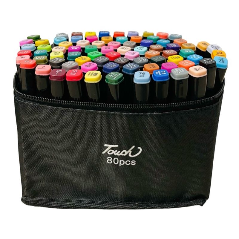 ONE PIXEL - Kit De Marcadores De 80 Pcs Rotuladores Doble Punta