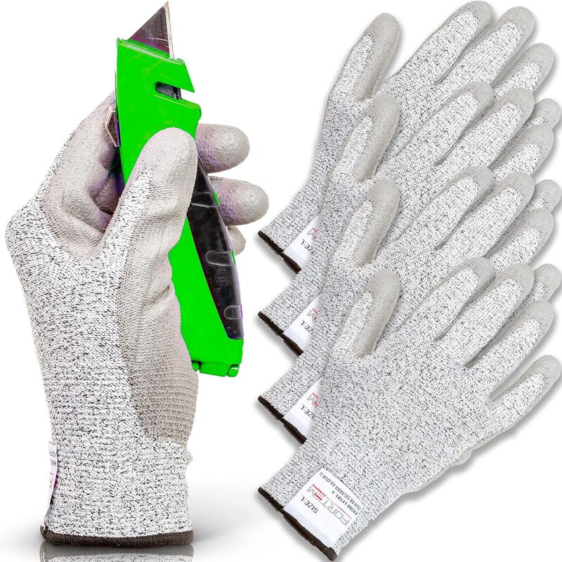 GENERICO - 4 Guantes resistentes de grado alimenticio FORTEM