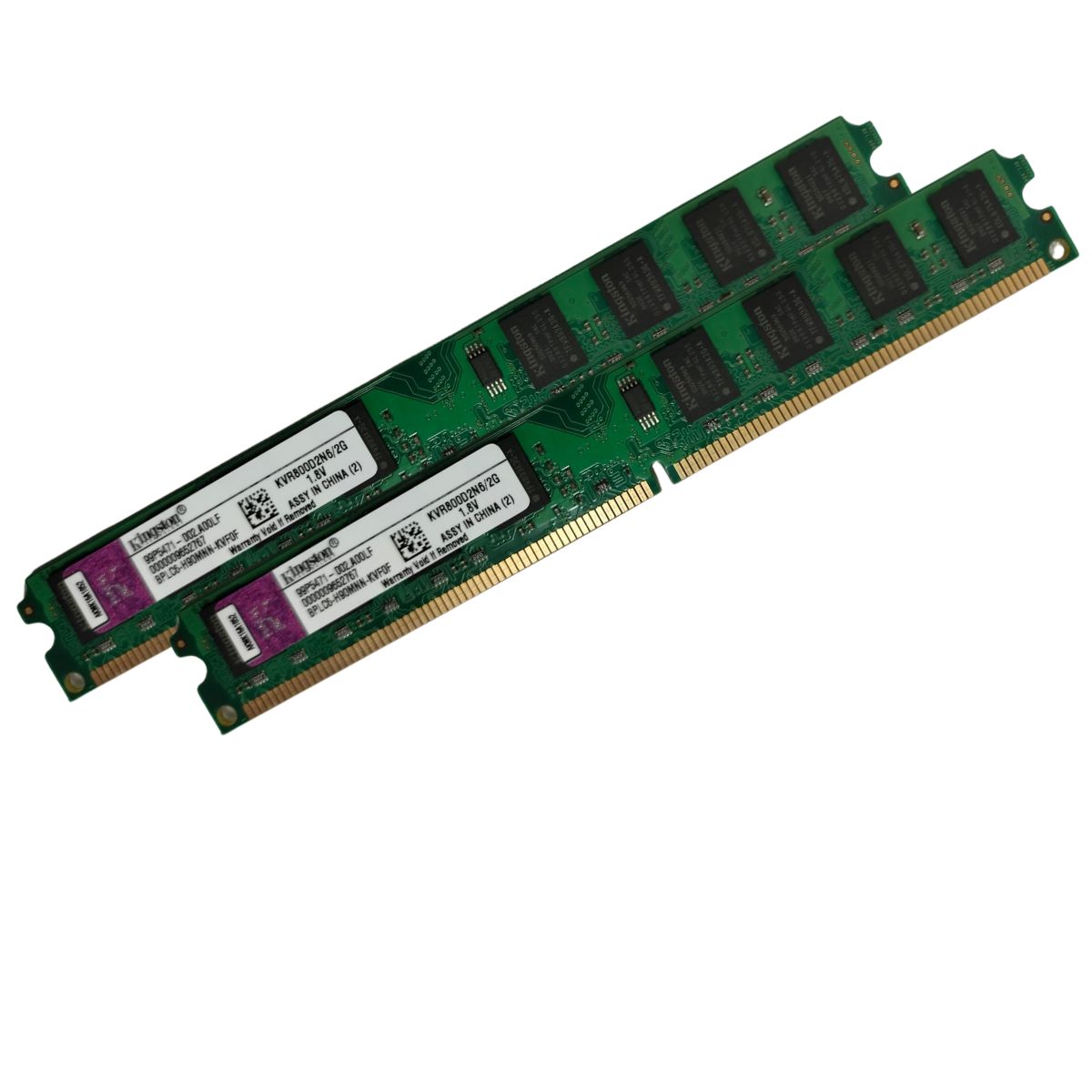 KINGSTON - Kit Memoria Ram Kingston Ddr2 800mhz 4gb 2x2gb Para Pc