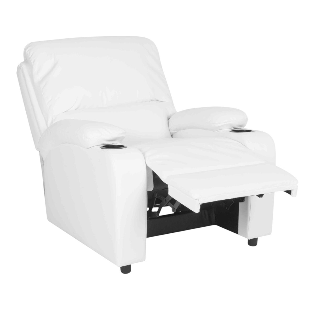 MUEBLES FIOTTI - Silla reclinable con portavasos Blanca Waheeb