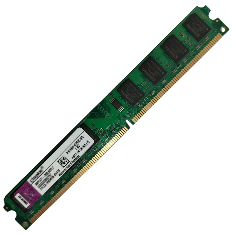 KINGSTON - Memoria Ram Ddr2 Pc2-6400 2 Gb 800 Mhz Para Pc
