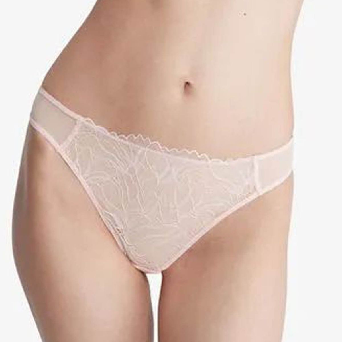 CALVIN KLEIN - Tanga Con Encaje Calvin Klein