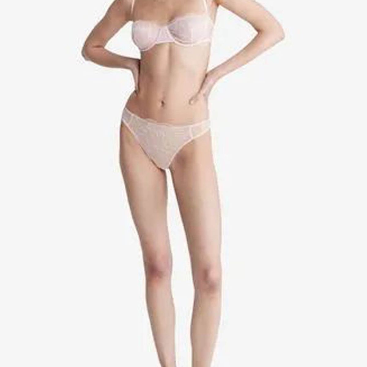 CALVIN KLEIN - Tanga Con Encaje Calvin Klein