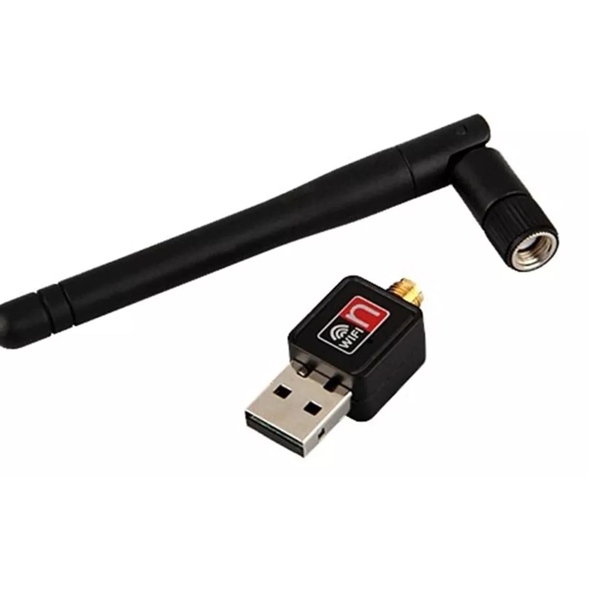 GENERICO - Adaptador Receptor Wifi Usb Inalambrico 150 Mbps Con Antena