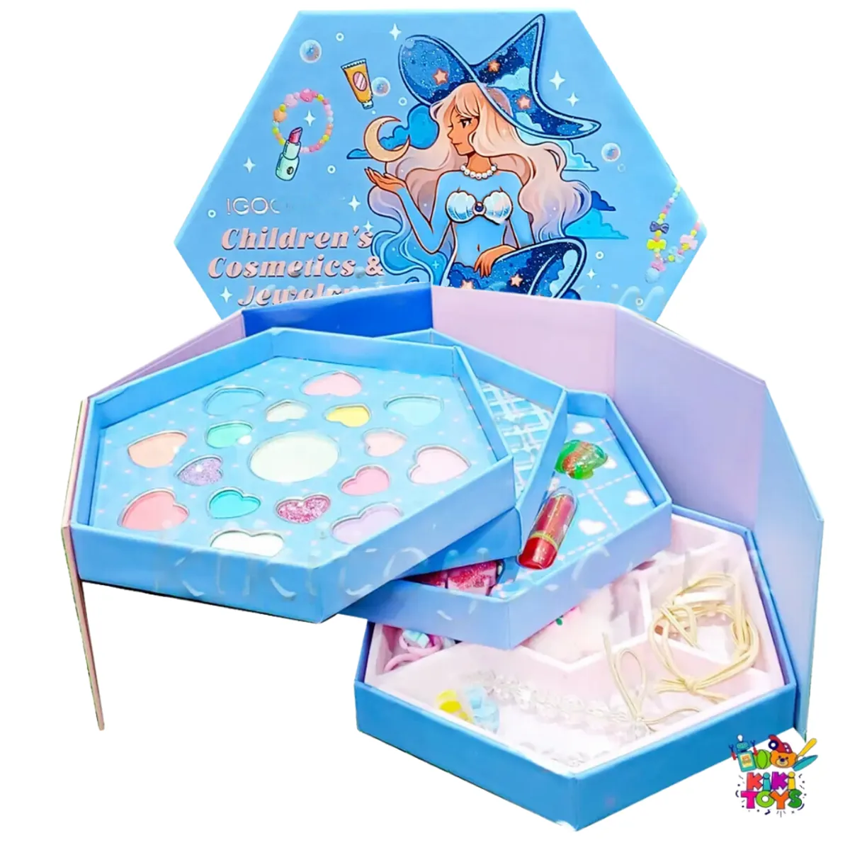 GENERICO - Set De Maquillaje Sombras Para Niñas No Toxico Lavable Real