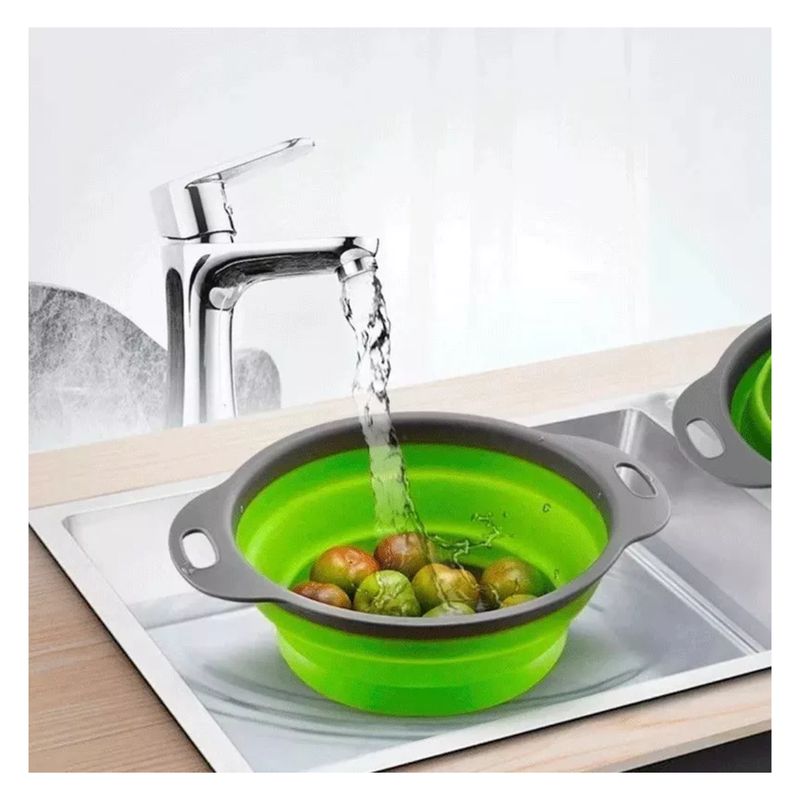 AFM - Escurridor De Verduras Y Pasta En Silicona