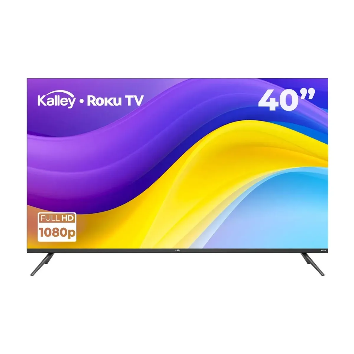 KALLEY - Televisor  KALLEY 40 Pulgadas  K-RTV40HD Smart TV Roku TV