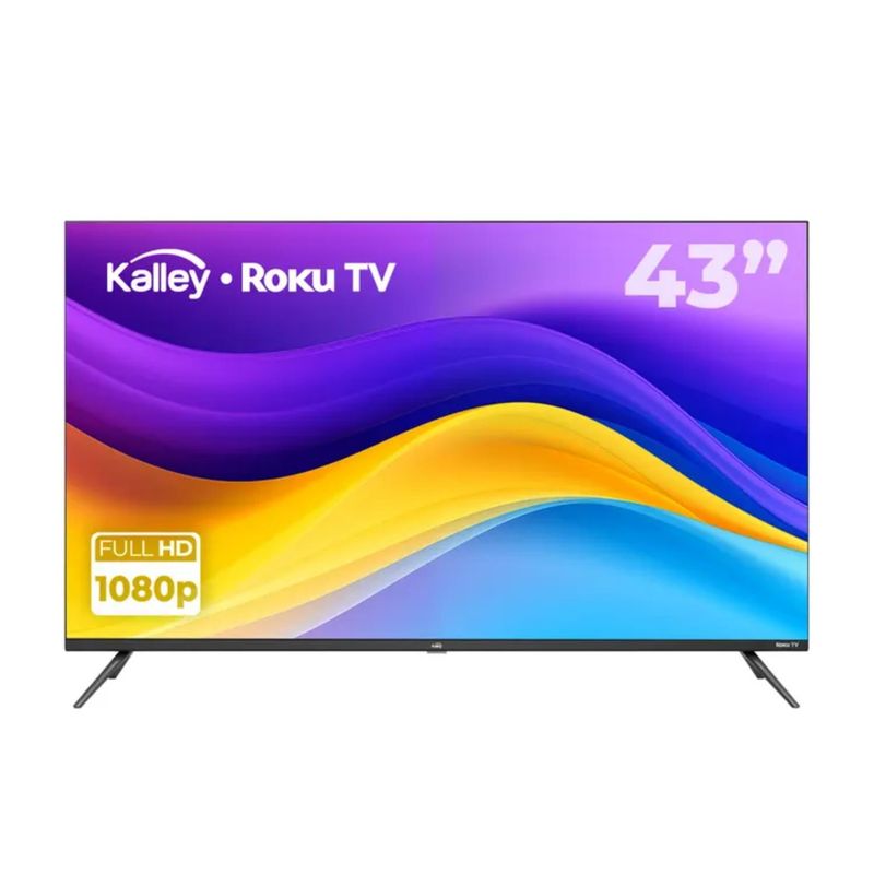 KALLEY - TV KALLEY 43" Pulgadas 109 cm K-RTV43HD Smart TV Roku TV