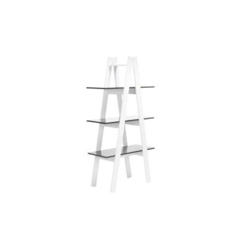 MUEBLES FIOTTI - Muebles Estante Blanco Negro Porto