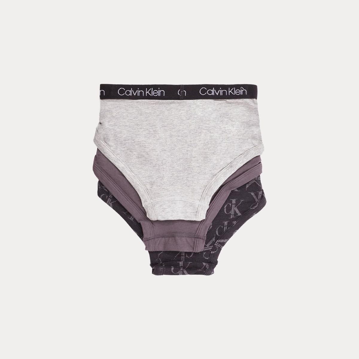 CALVIN KLEIN - Pack gris de 3 calzoncillos para niño Calvin Klein