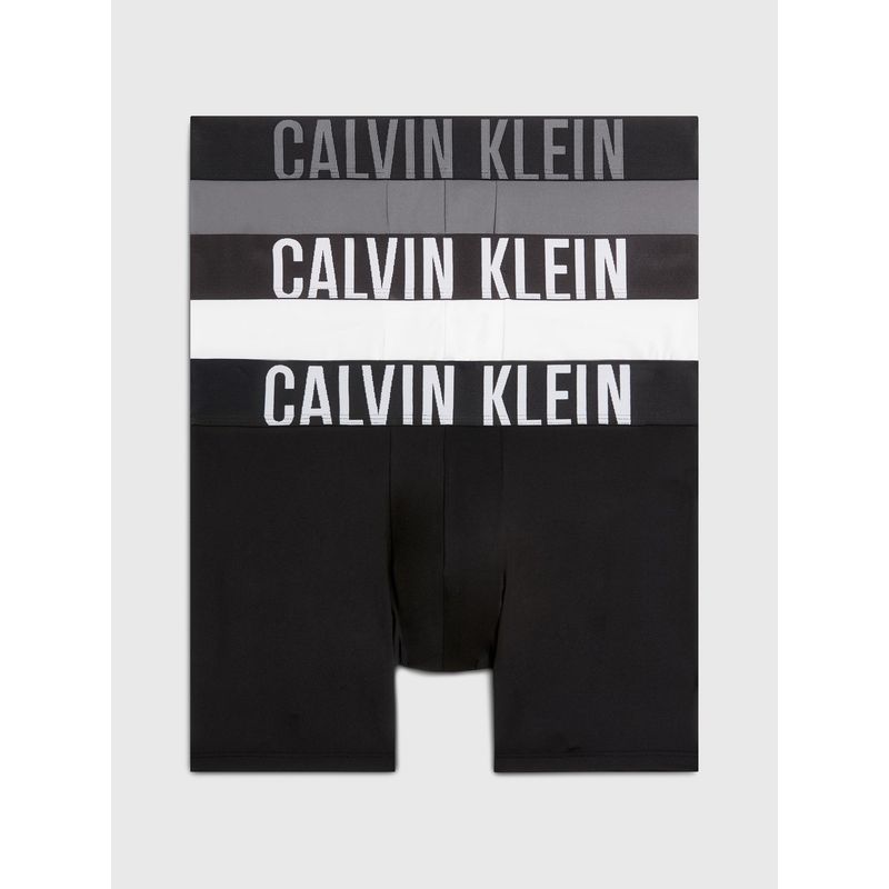 CALVIN KLEIN - Pack negro de 3 bóxers largos - Intense Power Calvin Klein